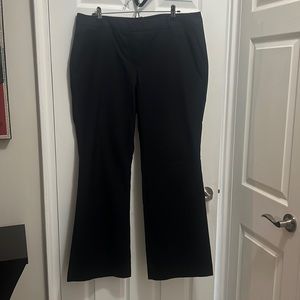 New York & Company Black boot legged trousers size 14